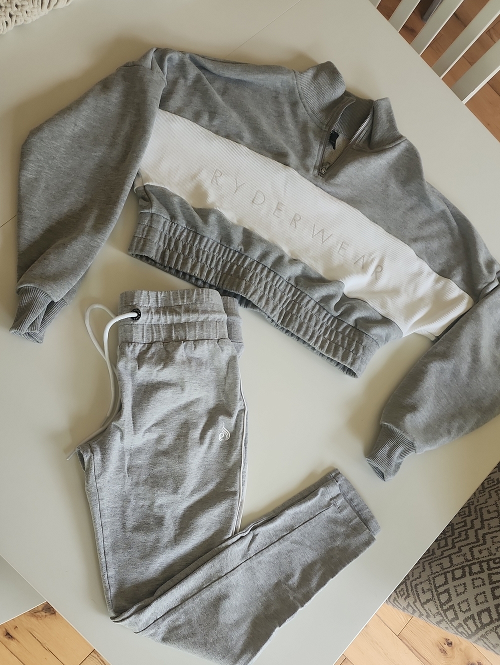 Ryderwear Womens Grey Active Set - Comfortable Athletic Fit